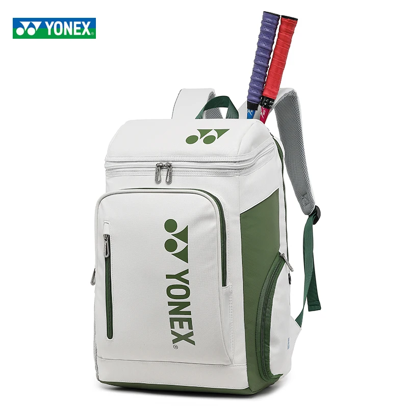 

Genuine YONEX Profession Badminton Tennis Bag For 2-3pcs Rackets With Shoes Pocket Men Women Large Capacity YY Racquet Backpack