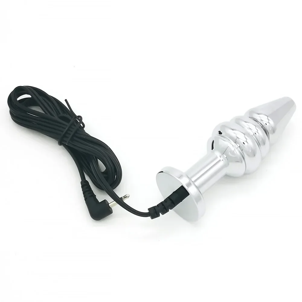 Аксессуары-массажер анальная пробка электрический шок анус вагина пип