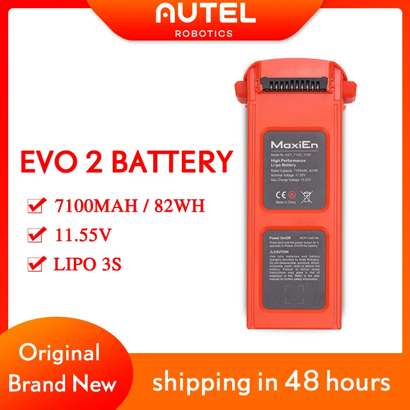 

Оригинальный аккумулятор Autel Robotic EVO II Smart 7100 мАч, зарядное устройство для литиевого аккумулятора серии EVO 2, Интеллектуальная батарея для пол...