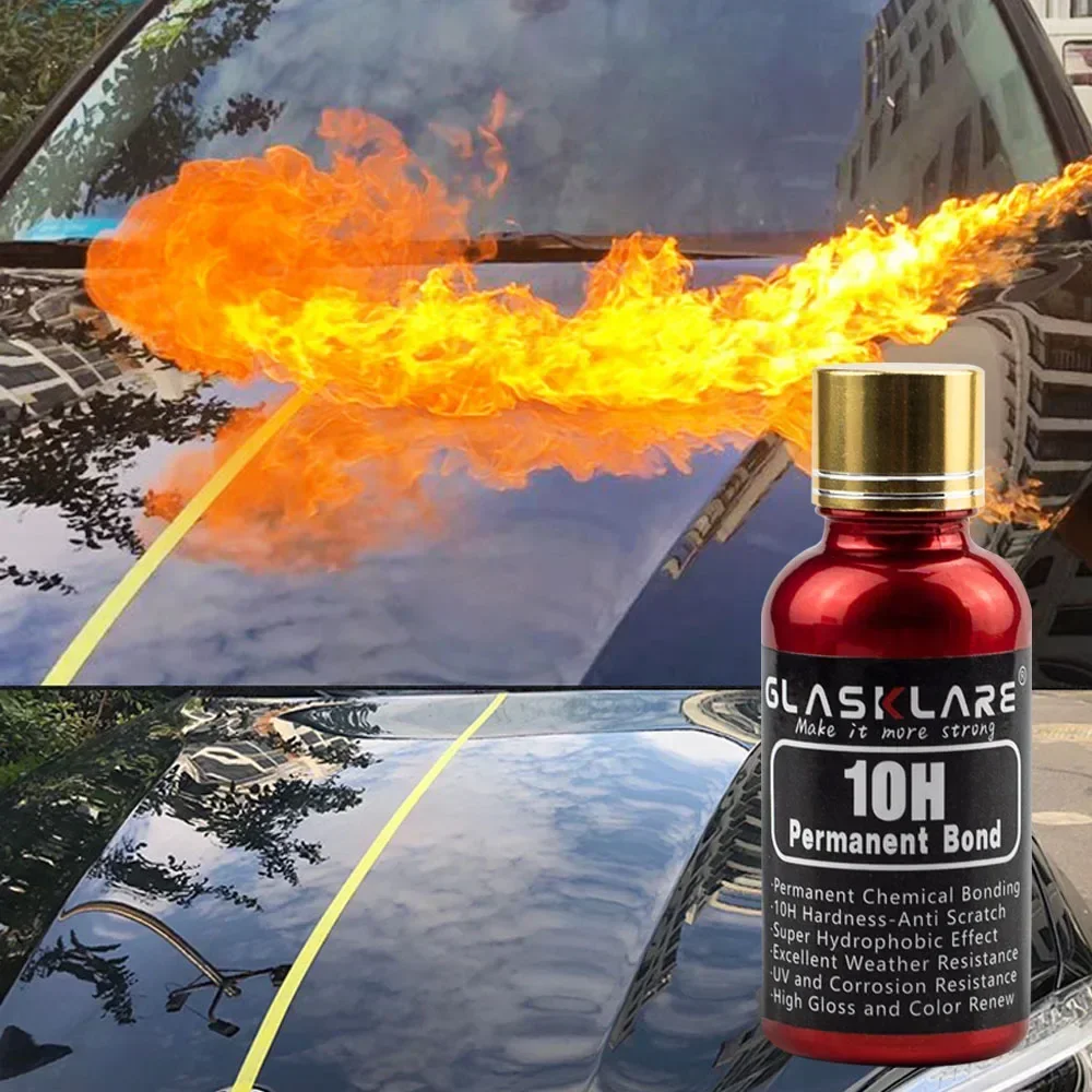 Керамика для автомобиля 10 часов жидкое керамическое покрытие гидрофобное стекла
