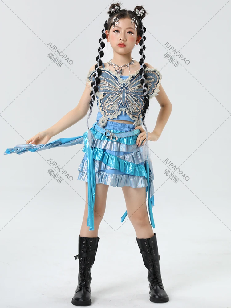 Модный свитшот для девочек в стиле хип-хоп контрастные свободные укороченные