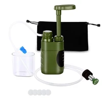 outdoor water filter straw water filtration system water purifier for family preparedness camping equipment hiking emergency