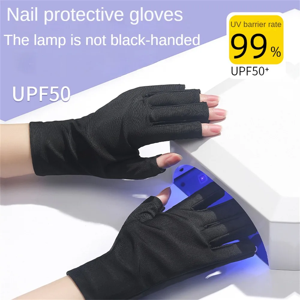 

Radiation Proof Glove 4 Color Glove For Uv Led Lamp Hand Protection Nail Salon Uv Gel Shield Glove Nail Tool Nail Art Glove