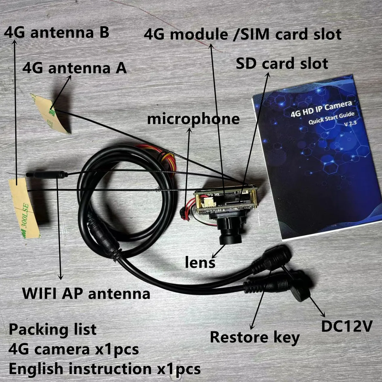 

IP-камера HQCAM 4G 8Мп