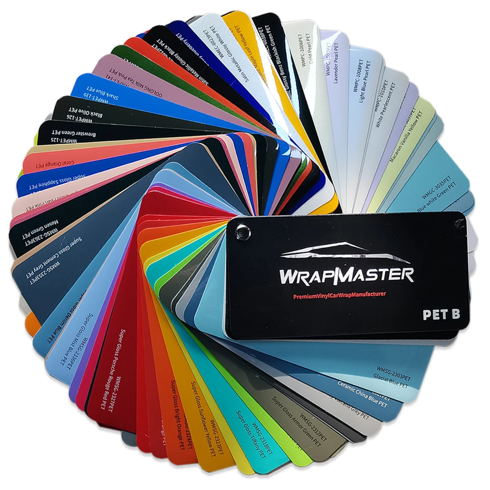 Виниловая пленка с ПЭТ-лайнером для автомобиля образец книги книга образцов