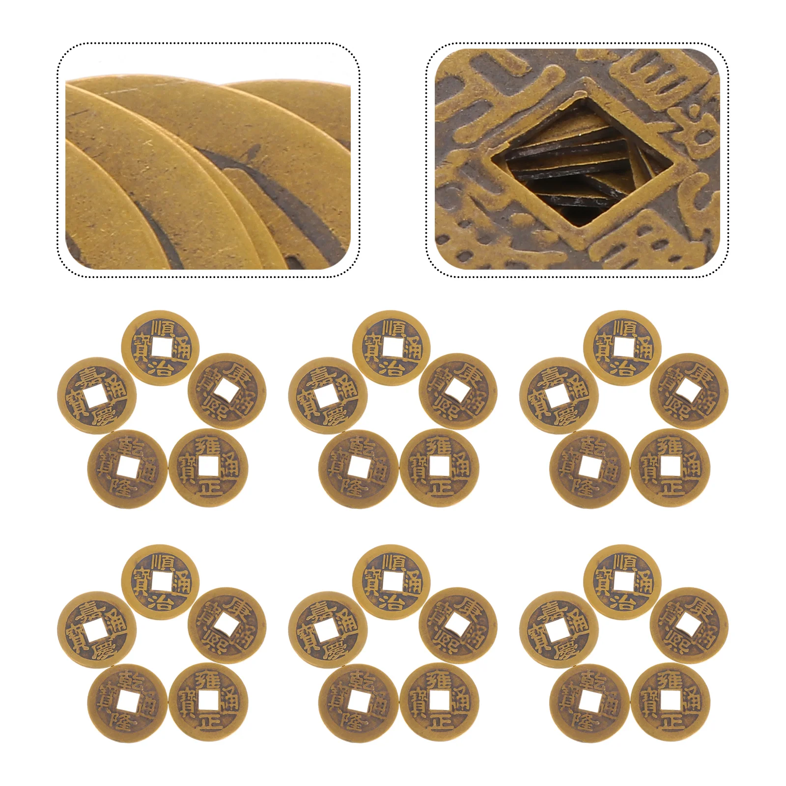 

Coinschinese Pendant Charms Fortune Shui Feng Lucky Copper Ancient Good Toy Fake Lucknew Year Pirate Money Pendants Decors
