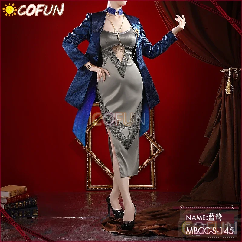 COFUN [Индивидуальный] Path To Nowhere Vautour Bleu Косплей Костюм Пальто Cos Game Аниме Вечеринка