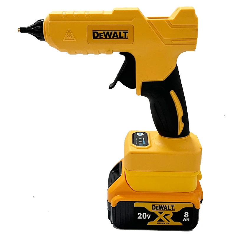 

Беспроводной электрический ручной пистолет Dewalt для ремонта горячего клея, инструмент «сделай сам», термоплавкий сварочный пистолет, противоожоговая насадка для Dewalt