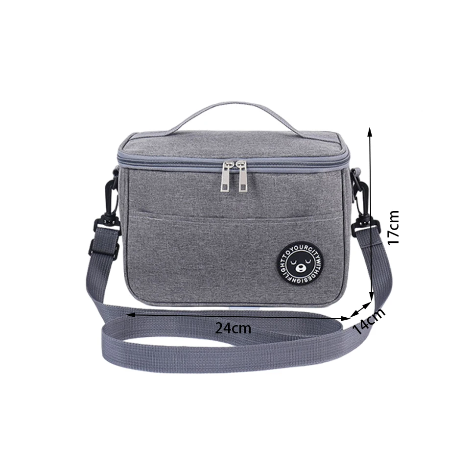 Маленький пищевой термобокс для ланча прочный водонепроницаемый офисный