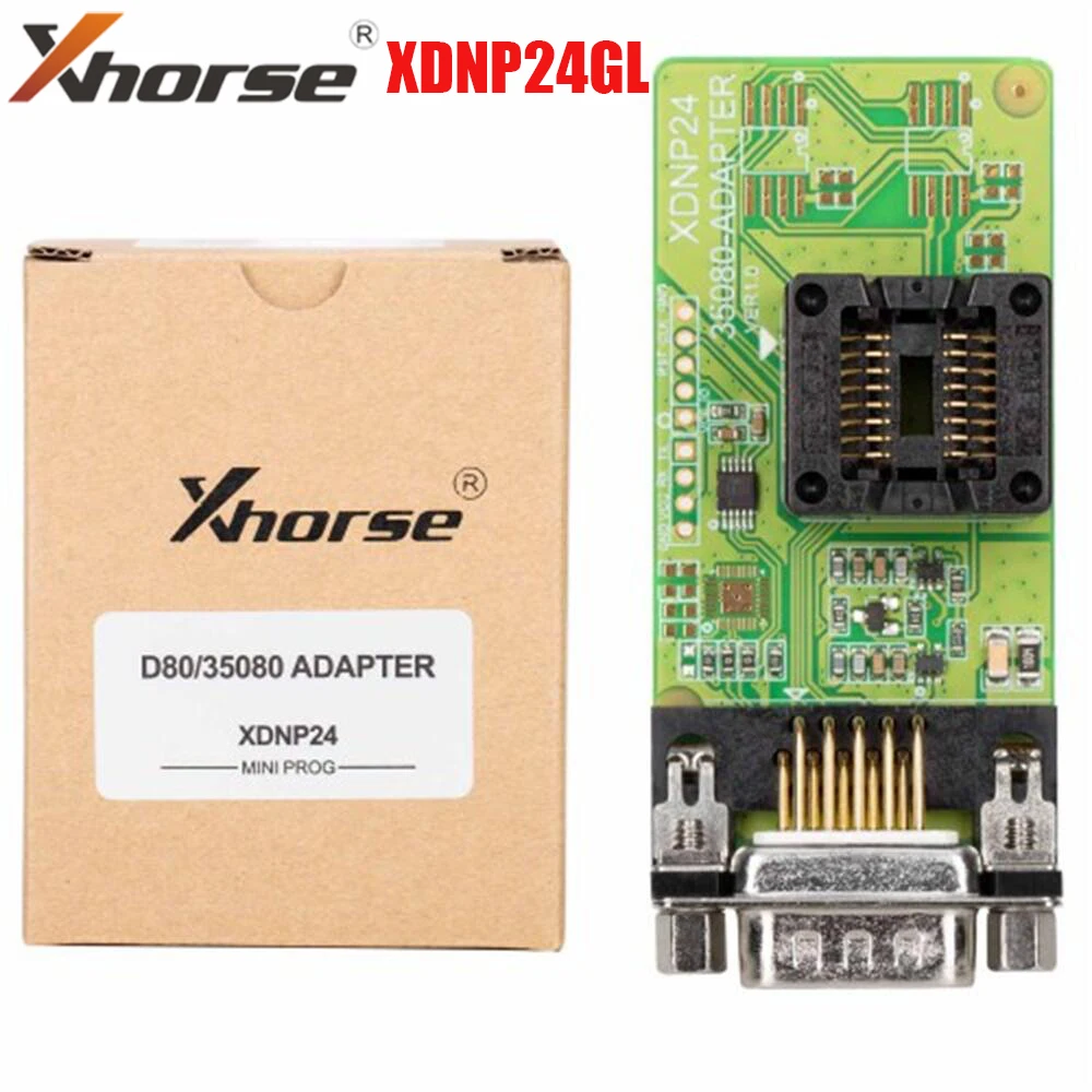 

XHORSE XDNP24 XDNP24GL D80/35080 Адаптер без пайки для Xhorse Mini Prog, Multi Prog и VVDI Key Tool Plus