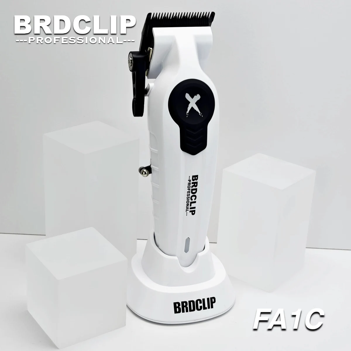 Профессиональная электрическая машинка для стрижки волос BRDCLIP X Series White FA1C 8800