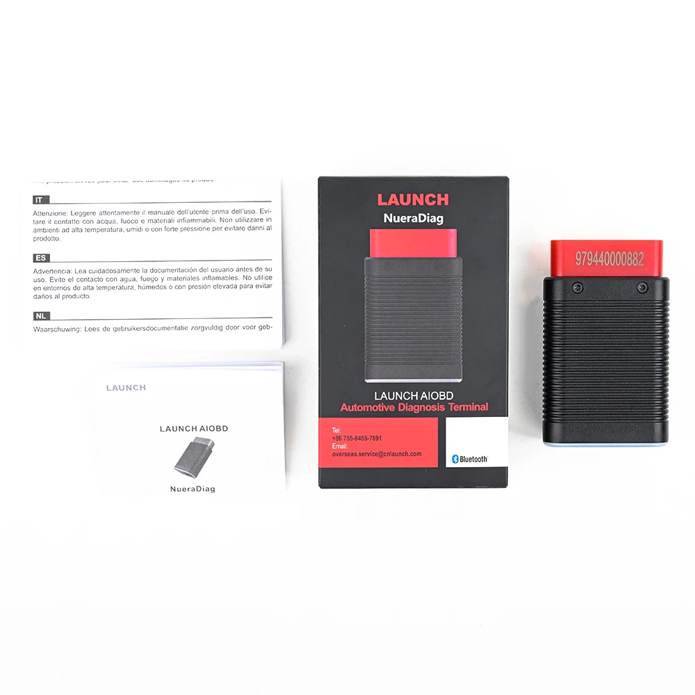 

Диагностический сканер AIOBD Bluetooth 2025 года выпуска, полнофункциональный сканер систем с AI-отчетами, считыватель кодов OBD2 для Android и iOS