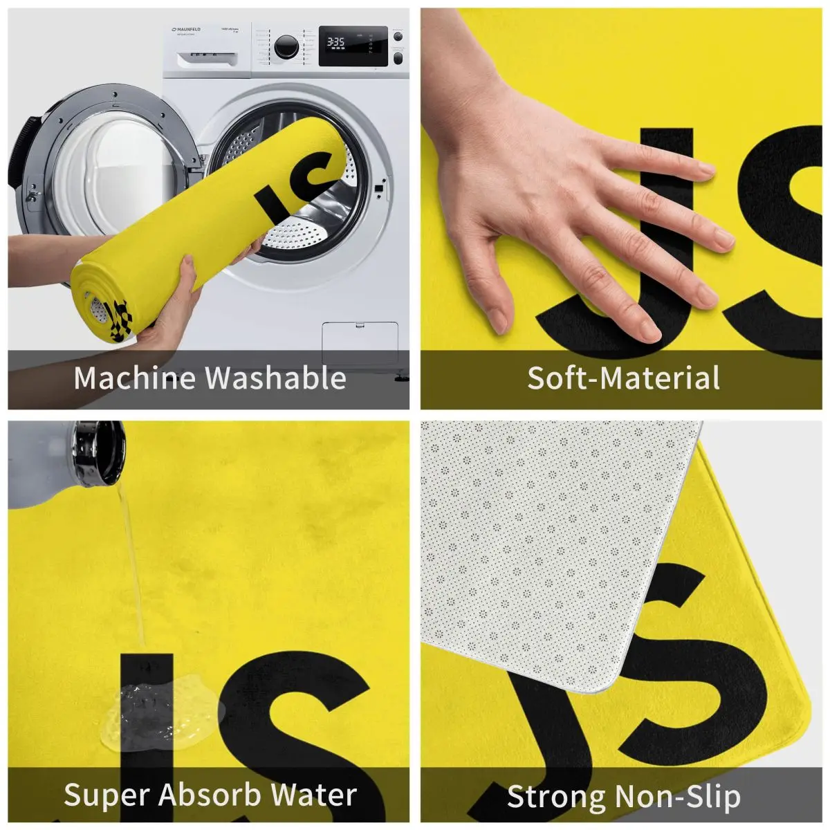 Javascript 40x60 см ковер полиэстер напольные коврики популярный практичный домашний