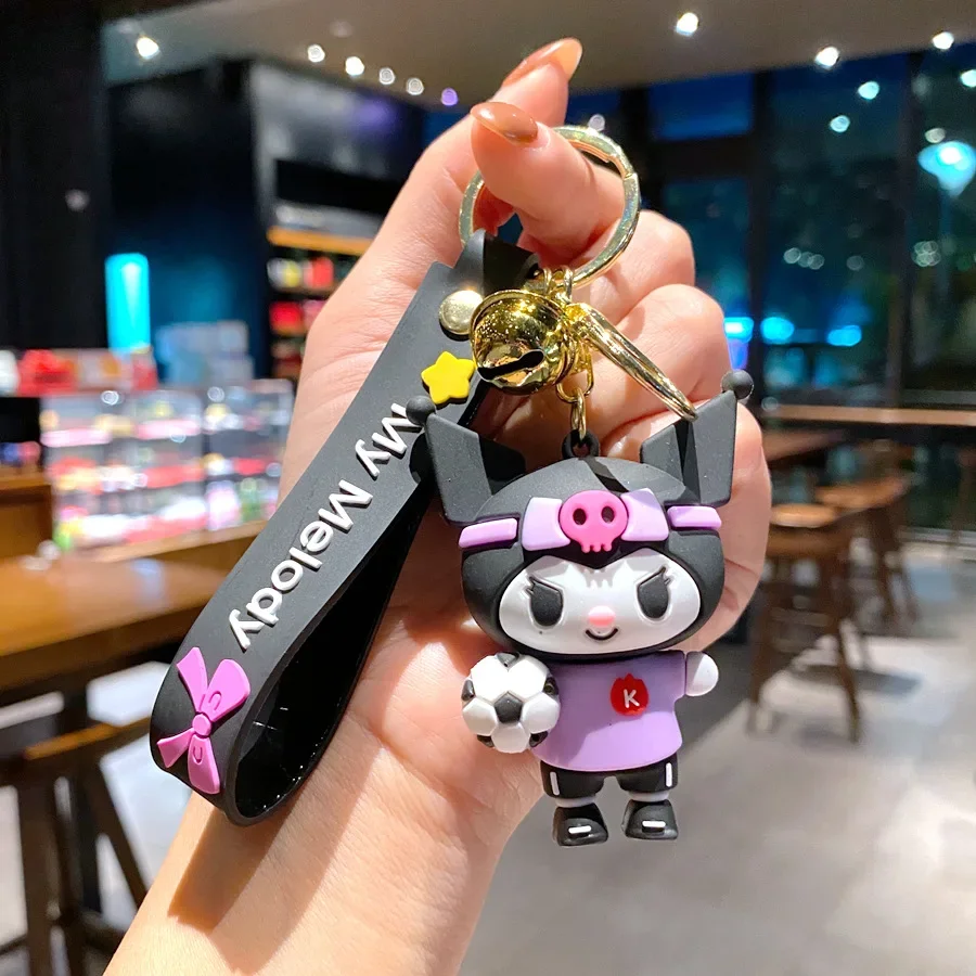 Новый милый Sanrio Hello Kitty Melody футбольный настольный теннис спортивный брелок для