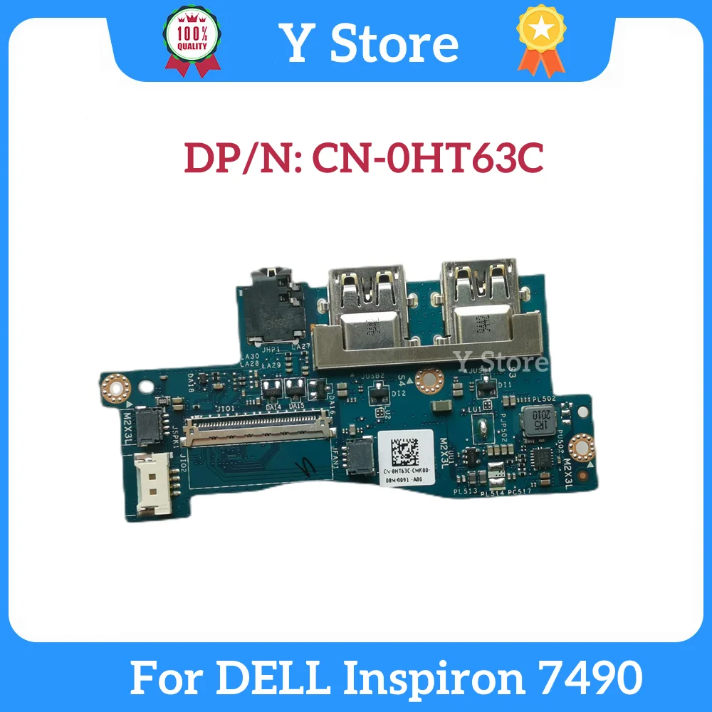 Y Store Новинка для DELL Inspiron 7490 Power Botton Switch USB аудио Плата LS-H451P HT63C 0HT63C Бесплатная доставка