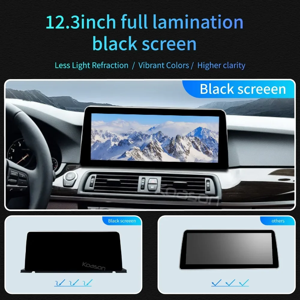 Koason Wireless CarPlay Android AUTO Обновление сенсорного экрана для BMW 5 серии GT F07 Автомобильный