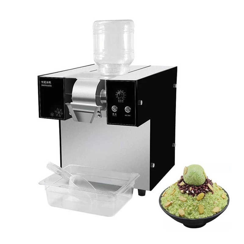 Competitive price 110V 220V Bingsu shaved machine electric snow cone ice shaver maker Shaved Snow flake Machine |