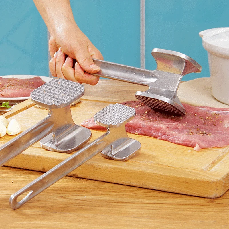 

Household Stainless Steel Knock Loose Beef Mace Steak Tender Meat Beat Hammer Kitchen Meat Hammer Meat Tenderizer WF