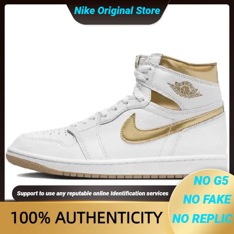 Женские кроссовки Nike Jordan 1 Retro High OG FD2596-107 Gold