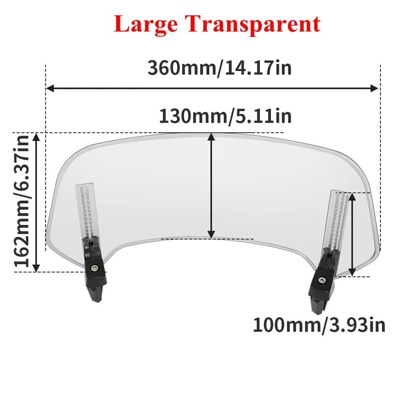 

Для Honda VFR 1200 F X Crosstourer 750 400 800 F Fi/W1 VTEC удлинитель лобового стекла Мотоцикла Спойлер ветрового стекла дефлектор воздуха