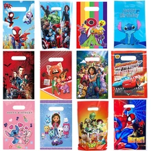 Disney Cars Lilo Encanto Stranger Things Superhero Party Bags Gift Candy Bags Treat Kids Party Goodie Bag Birthday Supplies