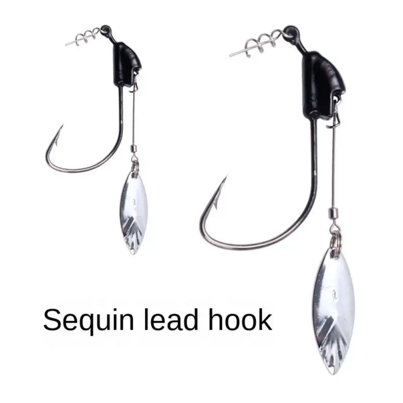 

Fishing Gear Easy To Use Top Crank Hook Fishhook Trend Fishing Gear Fish-shaped Lead Hook Efficient Bait Casting Gear Crank Hook