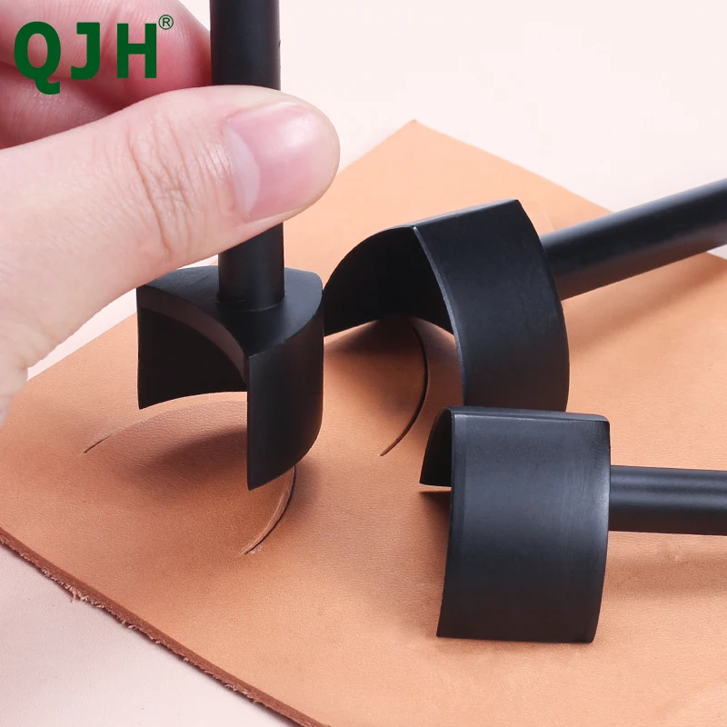 

DIY V-Shaped Leather Cuttting Craftstool Punch Cutter Tools for Belt/Wallet 9 Sizes V Shape Cutter 15/20/25/30/35/40/45mm
