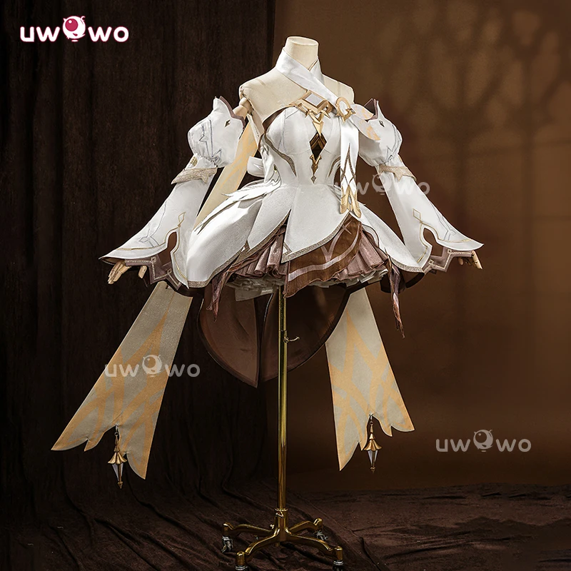 Фото Серия UWOWO Collab: Костюм для косплея Genshin Impact Lumine Traveler Skin As Heaven and Earth Are Made Anew (Мужской) — Костюм на Хэллоуин №1