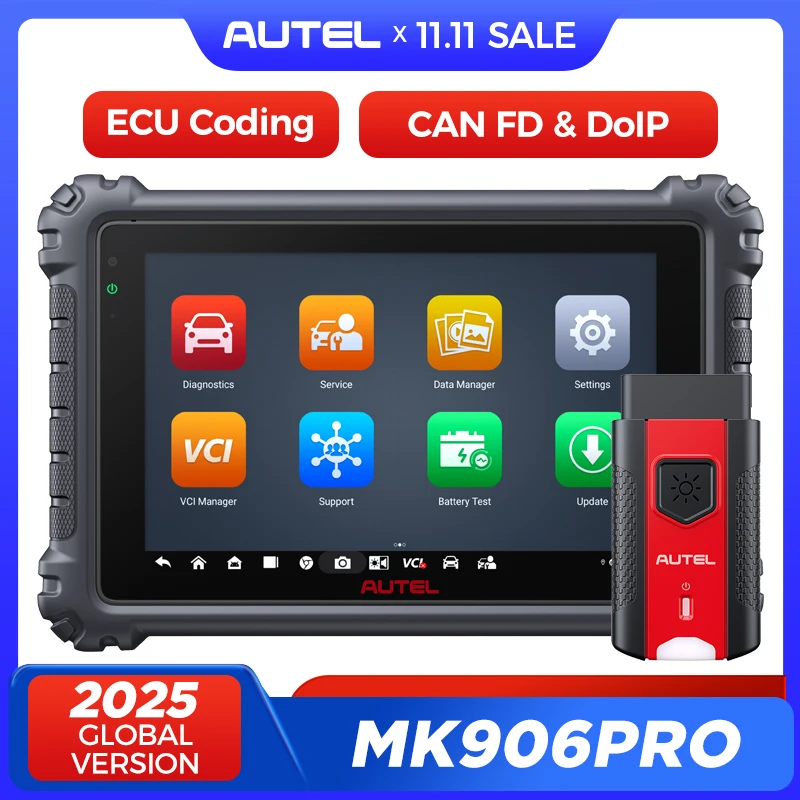 

Диагностический сканер Autel MaxiCOM MK906 Pro MK906PRO, Расширенный инструмент для кодирования ECU, OBD2 сканер PK MaxiSys MK906BT MS906