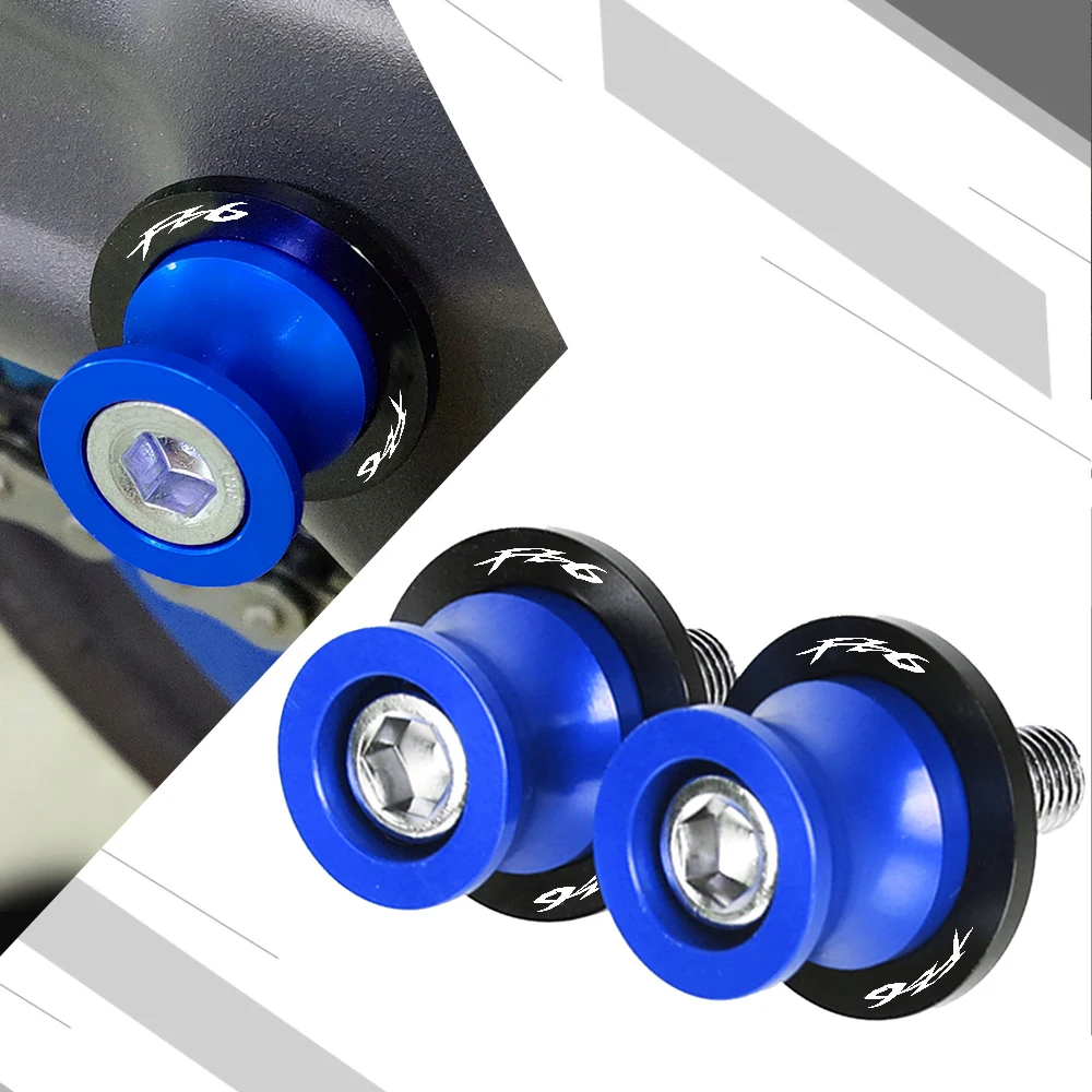 

FZ-6 Motorcycle CNC Part Aluminum 6MM Swingarm Spool Stand Screws Slider FOR YAMAHA FZ6 FZ6R 2009-2017 FZ6S 98-03 FZ6FAZER 04-10