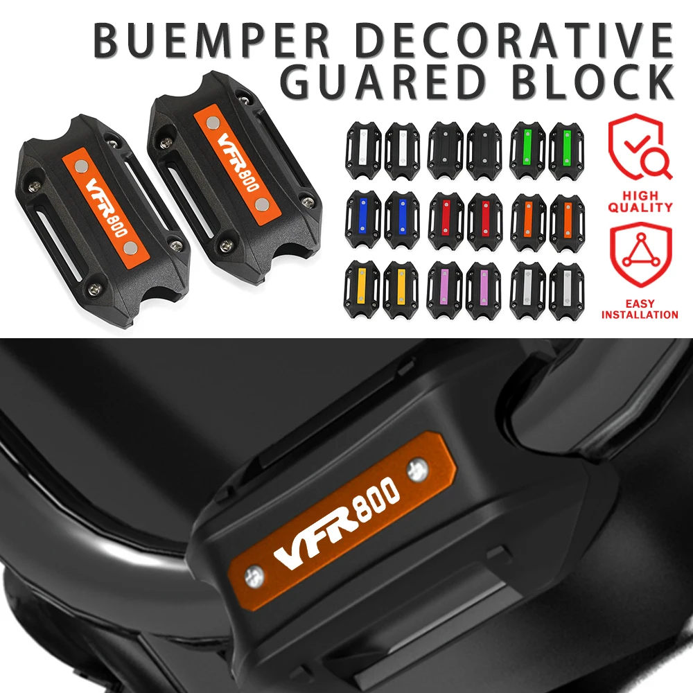 

For Honda VFR800X VFR 800 VFR800 X Crossrunner Motorcycle Crash Bar Bumper Engine Guard Protection Decorative Block VFR VFR800X