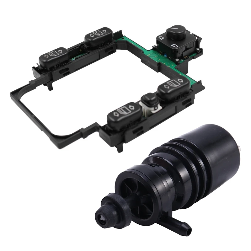 

Master Power Window And Mirror Switch With Windshield Washer Pump