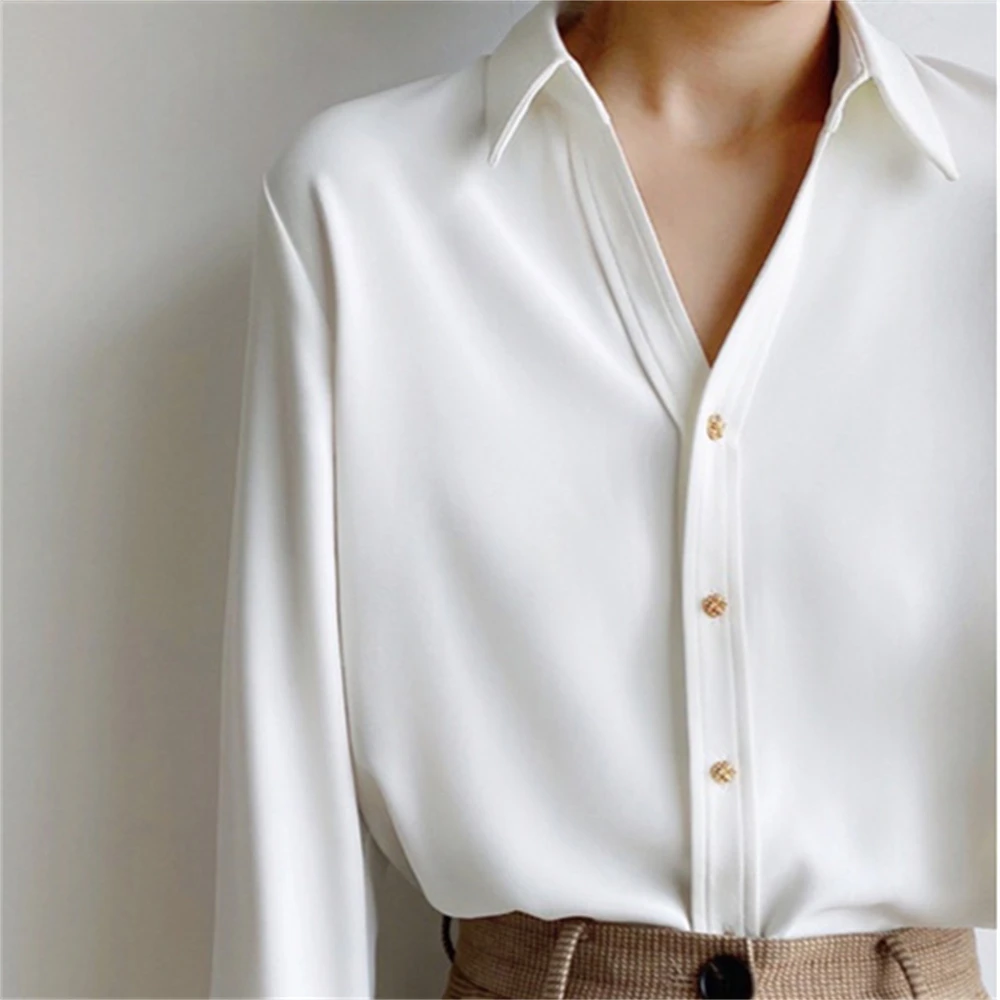 Womens Tops Fashion Summer White Shirt 