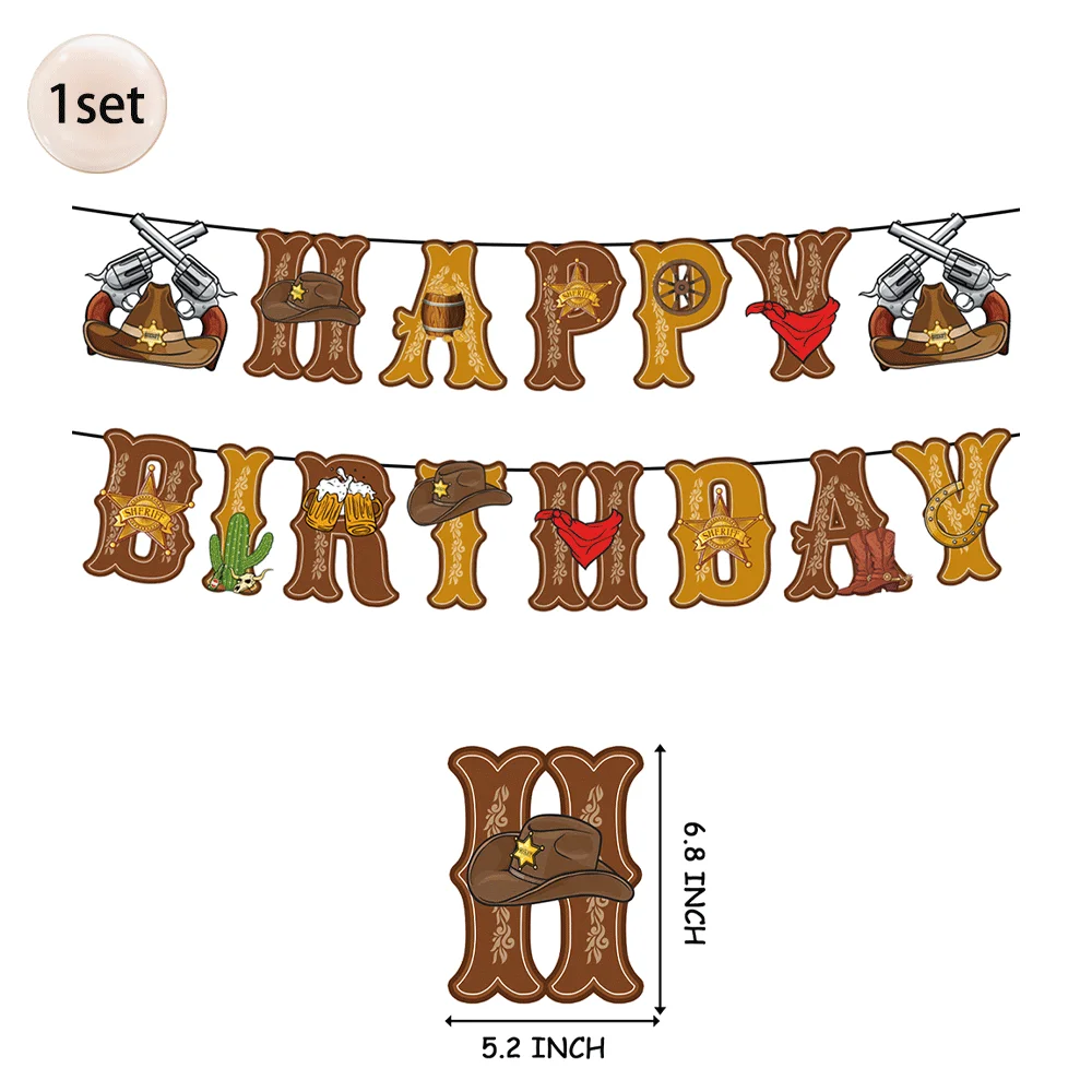 Ковбойские декорации для детского праздника