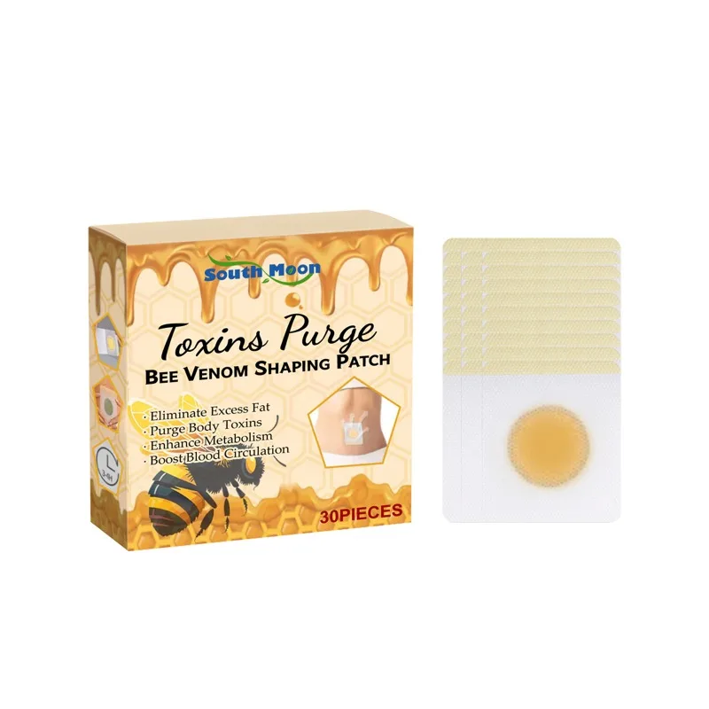 Пластырь для похудения талии пчелиный яд похудение Детокс сжигатель жира