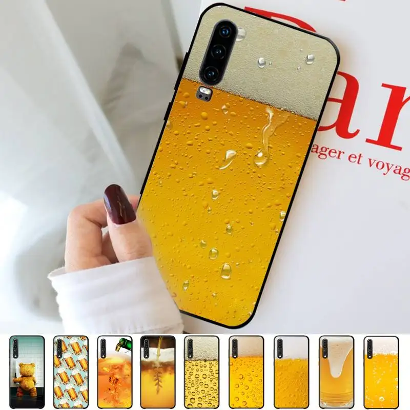 

World Beers Alcohol Summer Bubble Phone Case for Huawei P30 40 20 10 8 9 lite pro plus Psmart2019