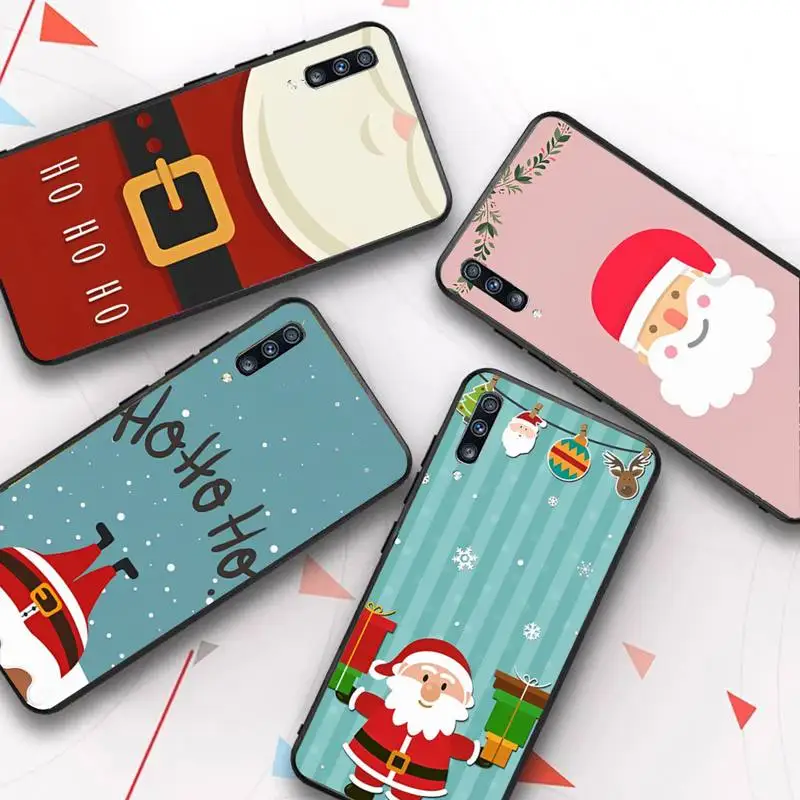 

Cartoon Christmas Santa Claus Phone Case for Samsung S20 lite S21 S10 S9 plus for Redmi Note8 9pro for Huawei Y6 cover