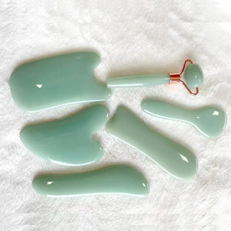 

1PC Resin Guasha Board Scraping Massage Scraper Face Massager Acupuncture Gua Sha for body
