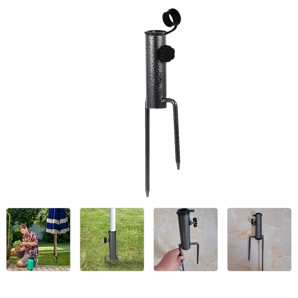 

Parasol Insert Umbrella Holder Stand Grass Holder Outdoor Anchor Stand Patio Base Ground