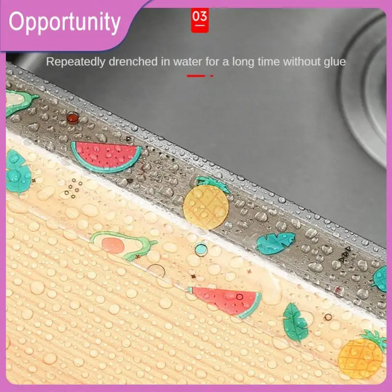 

Water-proof Stove Adhesive Tape Anti-seepage Water Oil-proof Kitchen Joint Sealing Strip Mildew-proof Toilet Sticker Pvc Sticker