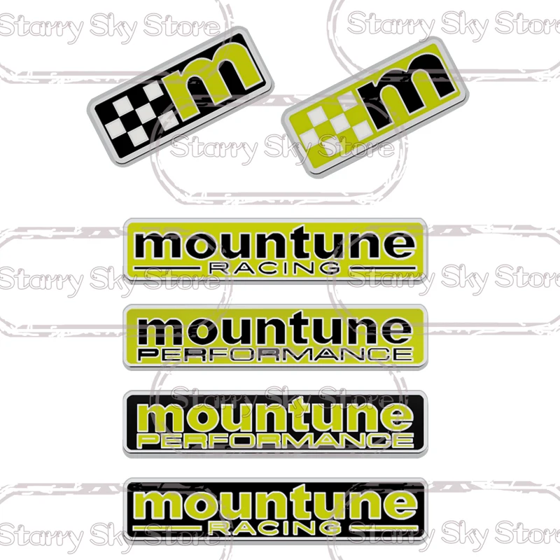Эмблема гоночной производительности Mountune наклейки на заднюю панель автомобиля
