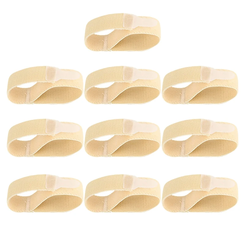 

10Pcs Finger Brace Splint Support Finger Toe Splint Wraps Separator For Finger