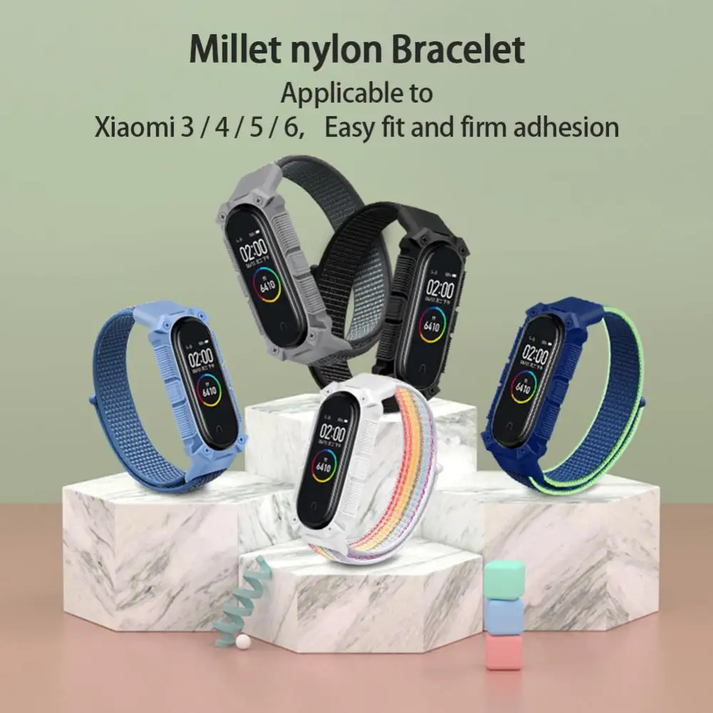 

Sports Strap Thickened 5.5-8.7 Inches Wrist Band Multicolor Tpu Smart Watch Accessories Replacement Wristband Nylon Strap