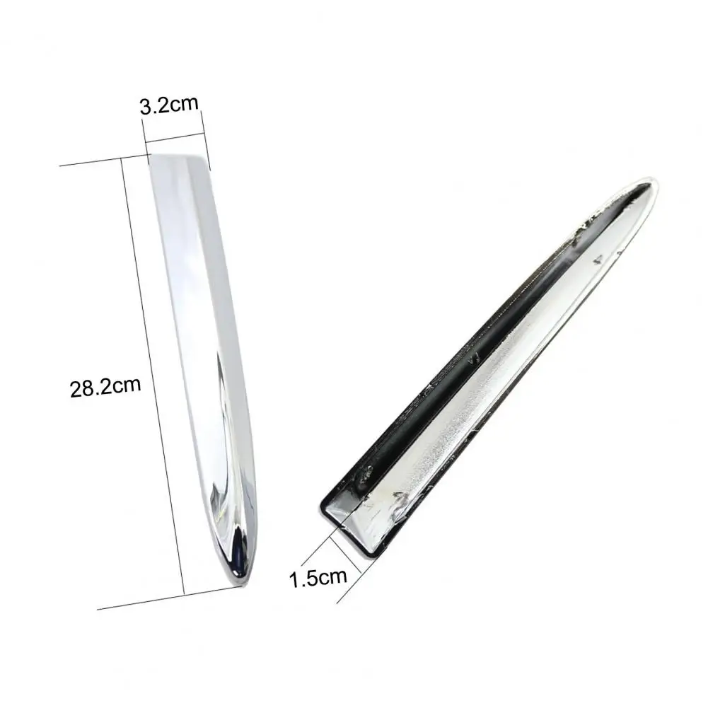 

Хромированный стильный передний бампер верхний молдинг крышка правый левый длительный срок службы 735455041 735455042 легкий крутой