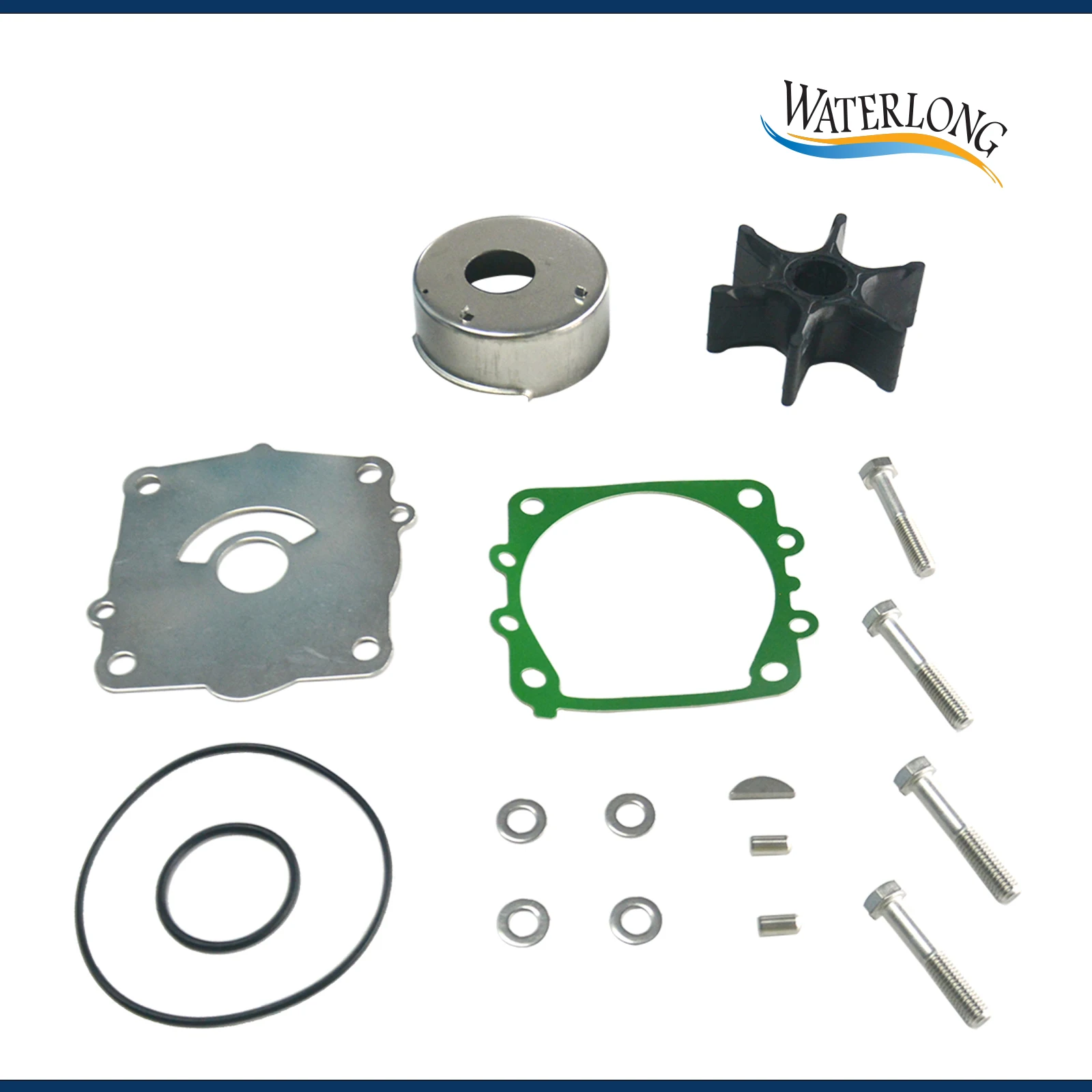 Комплект для ремонта водяного насоса WATERLONG 61AW0078 крыльчатка заменяет Yamaha