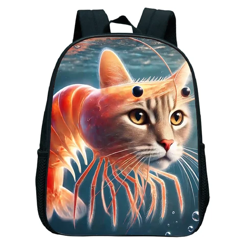 12-дюймовый итальянский рюкзак Brainrot, школьные сумки для мальчиков и девочек, забавный школьный рюкзак с героями мультфильмов для детского сада, детские ортопедические рюкзаки для детей 3-6 лет