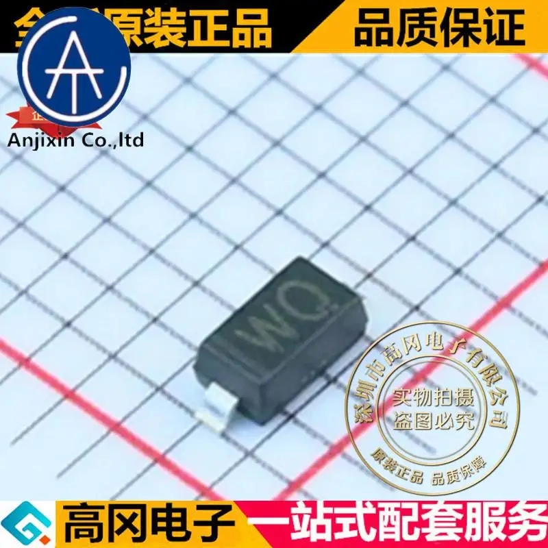 

100pcs 100% orginal new best quality BZT52C30 SOD123 Silkscreen WQ 30V 0.35W Zener Diode