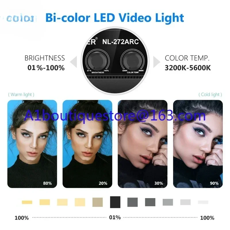 14-дюймовая круглая светодиодная панель для видеосъемки беспроводной пульт