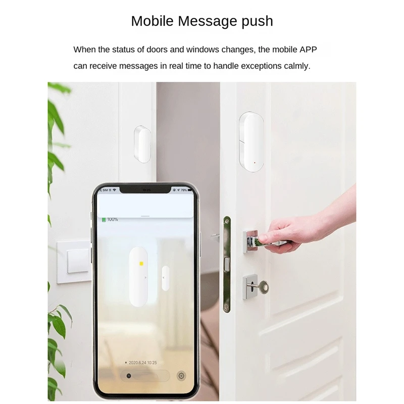 Датчик окна датчик ящика Tuya Smart TUAY открытие двери домашнее напоминание