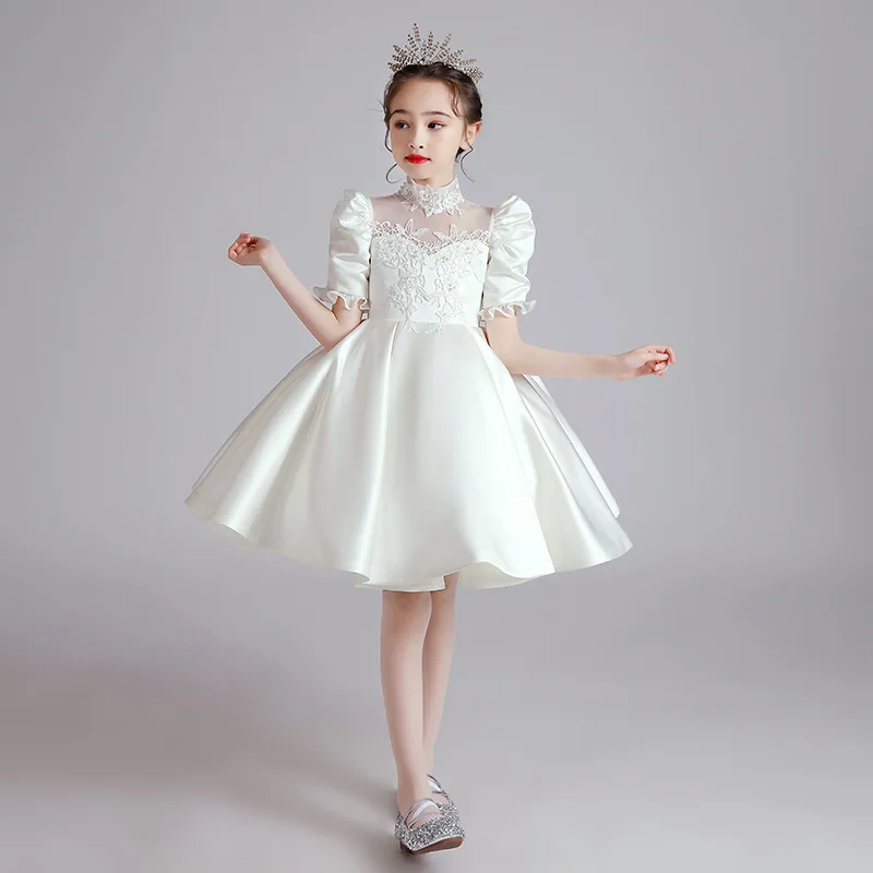 

Formal Dress Kids Girl Wedding Dresses 2023 Girls Clothes for Feast Robe Ball Gowns Children Eid Party Baby Princess Occasion